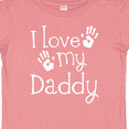 thumbnail image 4 of Inktastic I Love My Daddy Fathers Day Boys or Girls Baby T-Shirt, 4 of 5