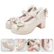 thumbnail image 3 of 1 Pair Delicate Woman's High-heeled Shoes Outdoor Girl Shoes Spring Shoes, 3 of 3