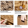 thumbnail image 5 of GREENSTELL Cesta para la colada con tapa, cesta para ropa de 60 L con 2 bolsas de forro extraíbles y 2 bolsas de malla para la colada, cesta de lavandería de ratán sintético tejida a mano para ropa, j, 5 of 5