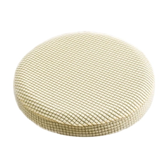 Bar Stool Covers Round Imitation Silkly Seat Covers with Elastic Bands, Fits 11.8-14.2 Inch Diameter, Sturdy Round Seat Protector for Kitchen, Home Bar, Dining Room Decor.