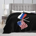 thumbnail image 5 of American and Russia Flag Ultra-Soft Micro Fleece Blanket 40"x30" Suitable for Bed/Sofa/Office/Camping, 5 of 8