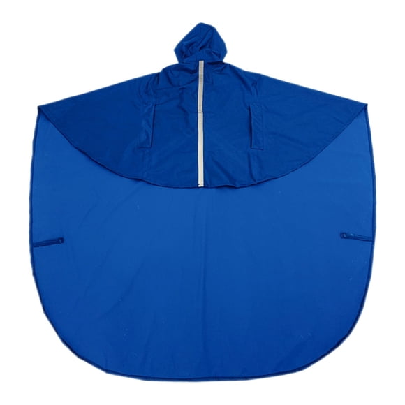 Poncho impermeable, capa de lluvia que protege de la nieve sobre la rodilla, abrigo de lluvia para Azul