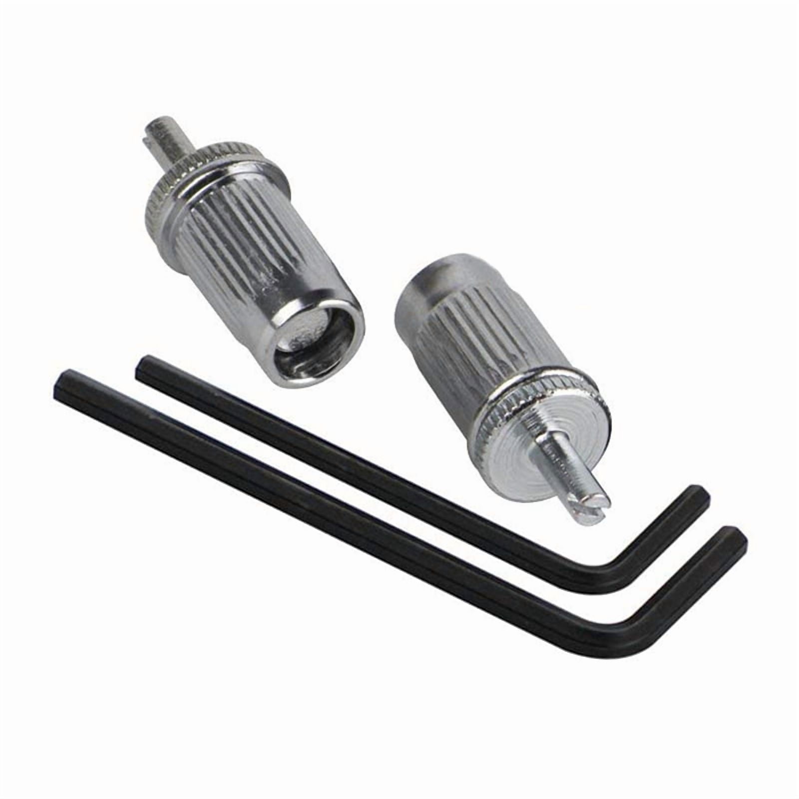 4X Chrome Metal Plated Roller Saddle Tune-O- Bridge for Style Electric Guitar Replacement