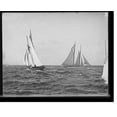 thumbnail image 2 of Historic Framed Print, Idler and Hildegarde, America's Cup races, 17-7/8" x 21-7/8", 2 of 9