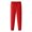 Red, variant on Kureaily Mens Autumn And Winter High Street Fashion Leisure Loose Sports Running Solid Color Lace Up Pants Sweater Pants Trousers