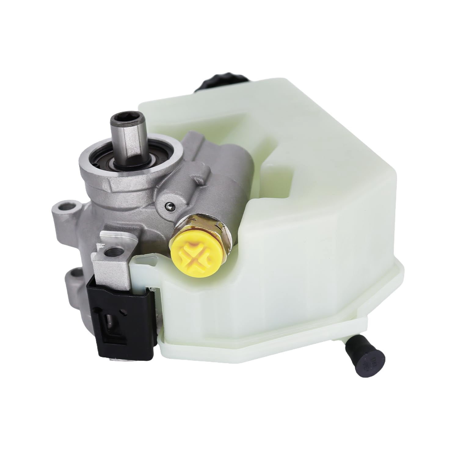 Detroit Axle - 3.7L Steering Pump for Jeep Liberty 2002 2003 2004 2005 2006 Power Steering Pump w/Reservoir Replacement 20-64610