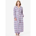 thumbnail image 4 of Dreams & Co. Plus Size Long Flannel Robe, 4 of 6
