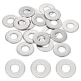 thumbnail image 1 of 40 Pcs M8.5 304 Acier Inoxydable Rondelles Plates 8.5mm ID 20mm OD 1mm Épais, Argent, 1 of 6