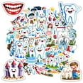 thumbnail image 6 of 35pcs Cartoon Stickers Children Stickers Dentist Stickers Tooth Stickers Kids Stickers for Laptops Notebooks Suitcases, 6 of 9