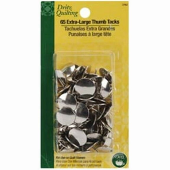 Dritz Quilting Thumb Tacks 65/Pkg-.625"