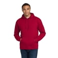 thumbnail image 4 of Gildan Men's Heavy Blend Hooded Sweatshirt, Pullover Fleece Hoodie, Antique Cherry Red, 3 Pack, 3XL, 4 of 5