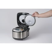 Zojirushi NS-LGC05XB 3 Cup Stainless Steel Micom Rice Cooker & Warmer