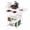 White, variant on Advwin Foldable Heat Press Cart with Built-In Power Outlet, Drawers & 24 Vinyl Roll Holders, Rolling Heat Press Table Craft Workstation for Heat Presses, Cricut Machines, Printing & DIY, Black+Walnut