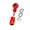 Red, variant on Aluminum Alloys Olivary Head Mountain Bicycles Component Bicycles Brake Fittings