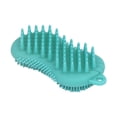 thumbnail image 2 of Dual-Sided Silicone Body Scrubber with Ergonomic Handle - Green, 2 of 22