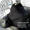 thumbnail image 4 of Car Seat Nursing Breastfeeding Cover | Premium Bamboo Material, 4 of 7