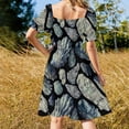 thumbnail image 3 of Oyster Shells Sleeveless Dress evening dresses women Party dresses, 3 of 4