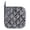 Grey, variant on Quilted Terry Cloth Pot Holder & Heat-Resistant Placemat, 7" Square Insulated Kitchen Mat, Non- Hot Pad for Cooking, Baking & Dining-Grey