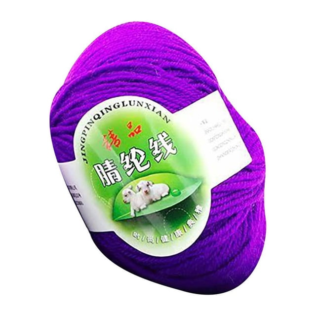 LSLJS 50g Chunky Wool Roving Scarf Knit Wool Yarn Thickness Warm Hat Household, Home Accessories