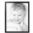 thumbnail image 2 of ArtToFrames 14" x 18" Contemporary Black Picture Frame, 14x18 inch Black Wood Poster Frame (WOM-4730),  Pack, 2 of 7