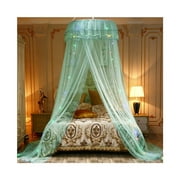 Pretty Comy Polyester Mesh Hung Dome Mosquito Net Bed Canopy Princess Decor Fits Crib Twin Double Full Queen Bed