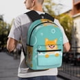 thumbnail image 6 of Pofeuu Dogs Loves Bath Print Laptop Backpack Travel Canvas Backpack for School Lightweight and Comfortable Backpack College Backpack Schoolbag, 6 of 6