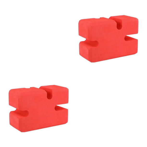 Sonducket Press de banca Block Gym Board Fitness Trainer para levantamiento de pesas Rojo S 2piezas