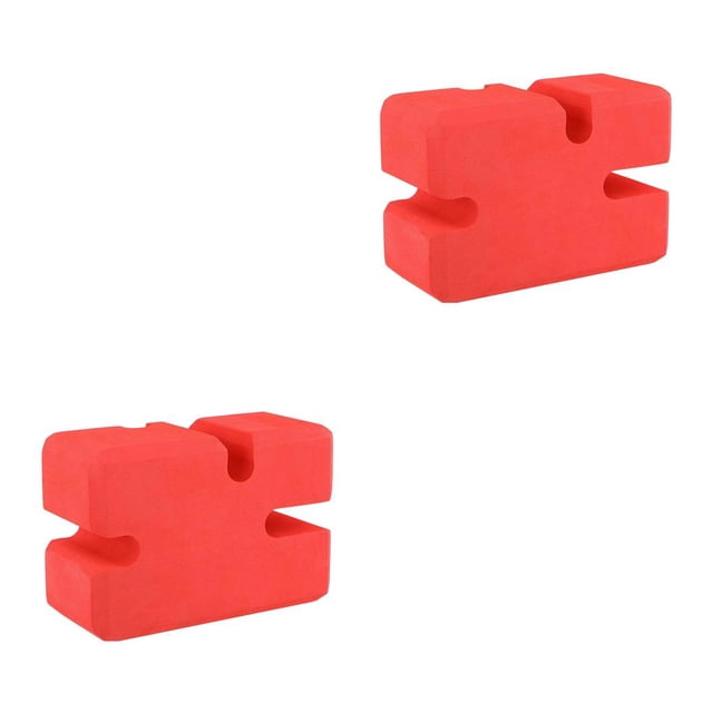 Greeniant Press de banca Block Gym Board Fitness Trainer para levantamiento de pesas Rojo S 2piezas