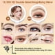 thumbnail image 5 of Espejo de Aumento con Luz, Espejo de Maquillaje de Viaje de Doble Cara con Aumento de 30X/1X, Iluminación de 3 Colores., 5 of 7
