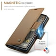 thumbnail image 4 of ELEHOLD Wallet Case for Google Pixel Fold Premium Leather with RFID Blocking Function Card Slots Kickstand Magnetic Clasp Shockproof Cover for Men Women for Google Pixel Fold,Brown, 4 of 7