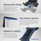 thumbnail image 5 of Soporte para tabletas ARKON con soporte de pinza para iPad y Samsung, 5 of 9