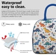 thumbnail image 3 of Womens Colorful Dinosaur and Floral Pattern Lunch Box for Work,Insulated Lunch Bag for Women,Loncheras Para Mujer,Leakproof Adult Lunch Bag for Work,Beach,Travel,Picnic,Camping, 3 of 7