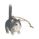 thumbnail image 2 of Figura de gato de resina colgante micro paisaje regalos para amantes de los gatos animales en miniatura para gris, 2 of 8