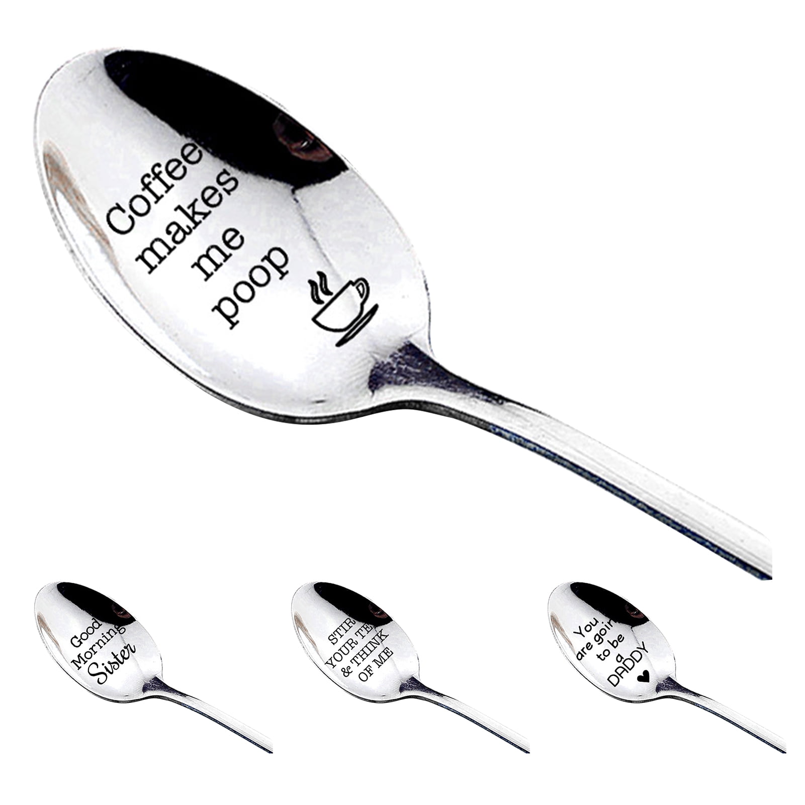 Windfall Good Morning Sister Coffee Spoon - Stainless Steel Espresso  Engraving Spoons for Friend Girlfriend Sister Gift Ideas Sister Birthday  Gifts And Coffee lovers Gifts - Walmart.com