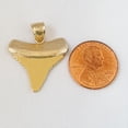 thumbnail image 2 of 14K Yellow Gold Serrated Shark Tooth Pendant, 2 of 4