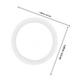 thumbnail image 2 of BRIGHTFUFU 10-Pack Bathroom Sink Mounting Sealing Gaskets, Kitchen Basin Drain Seal Washer for Leak Prevention, 2 of 8