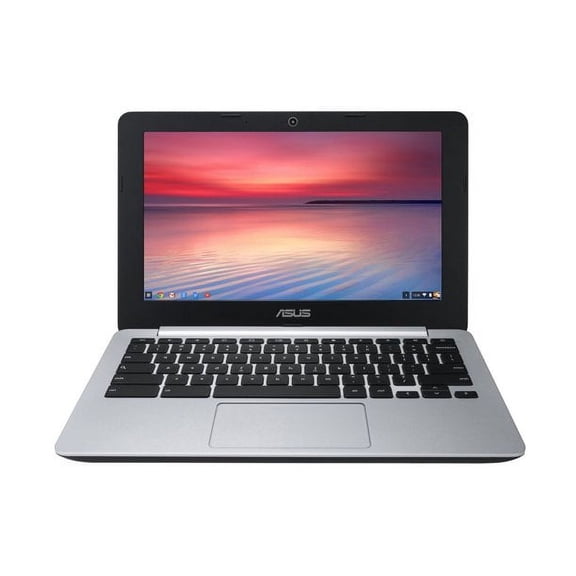 Restored ASUS 11.6" Chromebook Laptop, Intel Celeron N2830, 2GB RAM, 16GB SSD, Chrome OS, Silver, C200MA-DS01 (Refurbished)