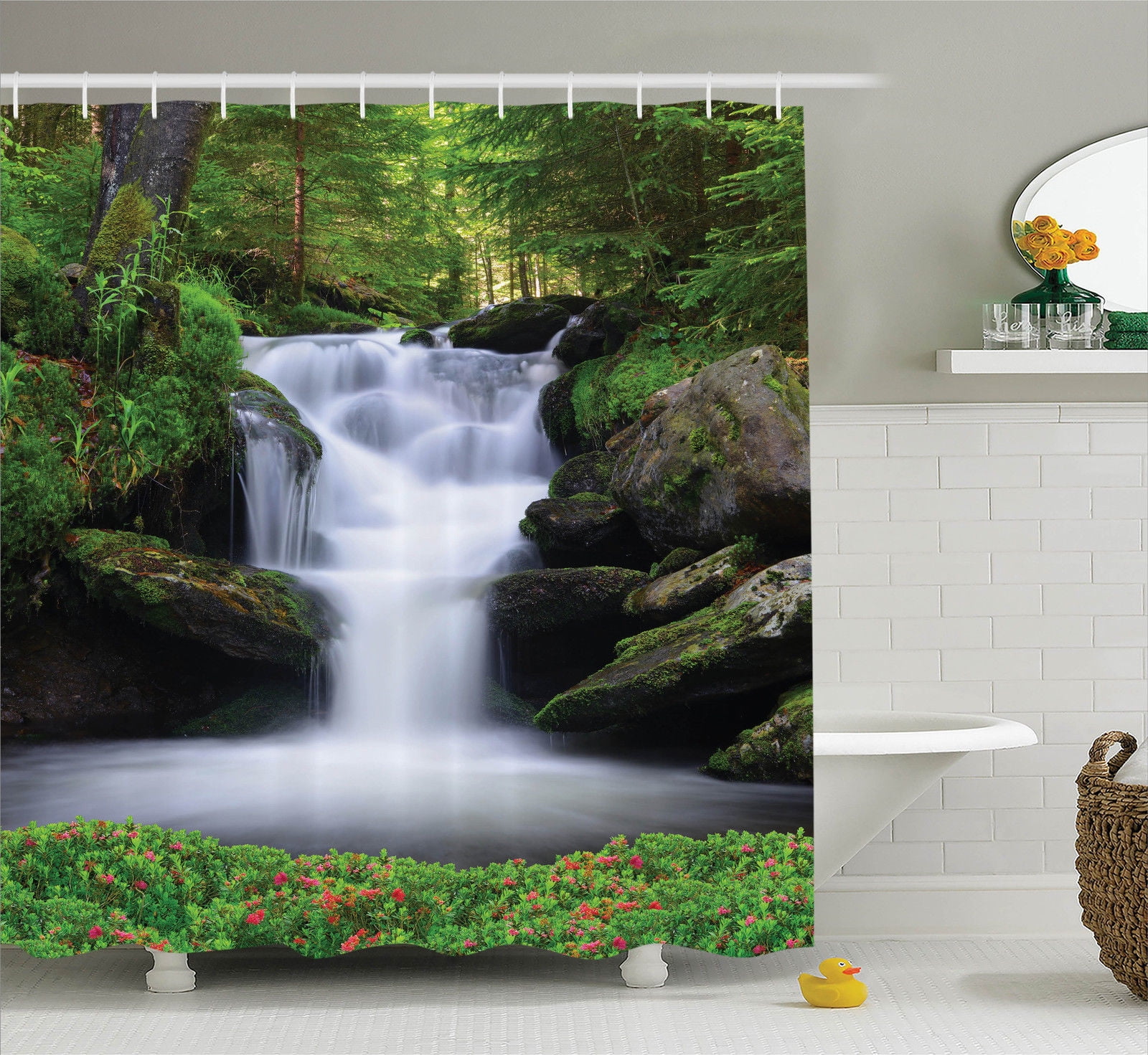 waterfall shower waterfall shower
