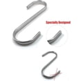 thumbnail image 4 of Perfect Load Bearing Heavy Duty S Hooks, Stainless Steel S Hooks For Heavy-Duty Use In Kitchens, Bathrooms, Garages, And Offices, Durable And Strongly Supported For All Your, 4 of 8