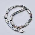 thumbnail image 5 of Glamour Platinum Fresh Water Rectangle Coin Pearl Strand forJewelry Making, 5 of 12