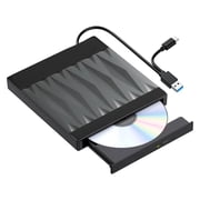 External CD/DVD Drives Slim DVD±RW Optical Drive Portable CD DVD Burner Reader Writer for Laptop PC Windows 11 10 Linux MacOS