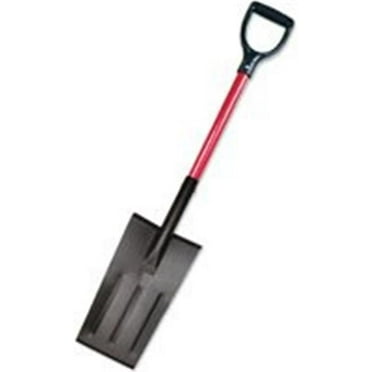 Bully Tools 82500 Spade Edging Handle Grip Fiberglass Pro Green 57.25 x 13.75 x 5.5 in.