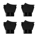 thumbnail image 2 of 20X 12V 35A Car Truck Boat Fog Light Rocker Switch LED Light Dash Board Toggle 4Pin Black, 2 of 7