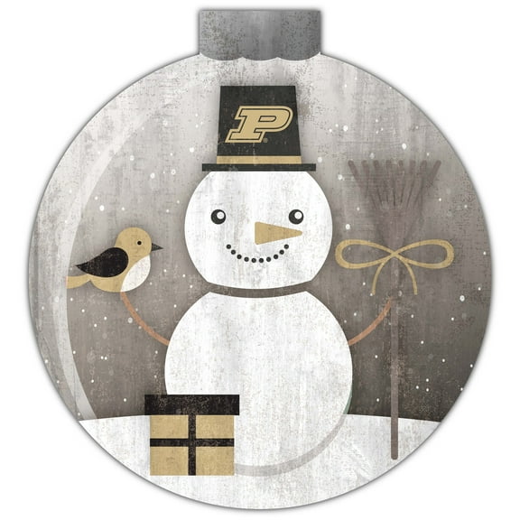 Purdue Boilermakers 12'' Snow Globe Wall Art