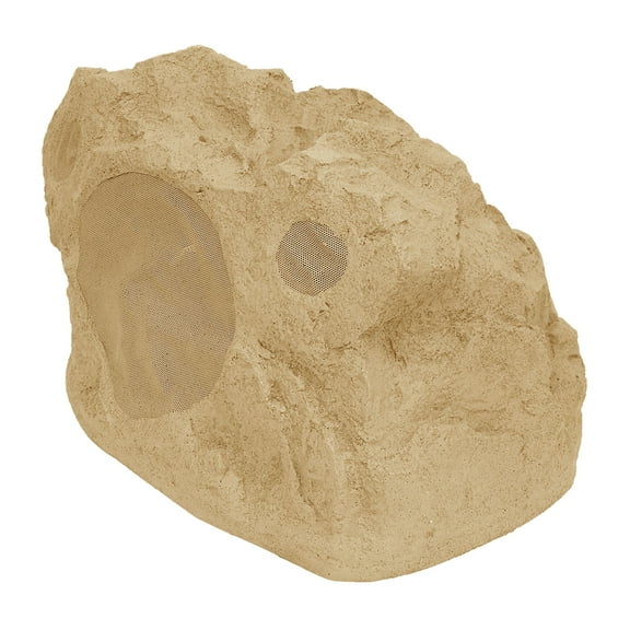 SpeakerCraft SC-RS8Si-SANDSTONE SC-RS8Si Outdoor 200-Watt-Continuous-Power Dual-Tweeter DVC Rock Speaker (Sandstone)