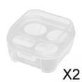 thumbnail image 1 of Cajas de almacenamiento para huevos perfecl 2 piezas diseño moderno y funcional, 1 of 8