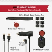 Cobra SC110 QHD Dash Camera, Live Alerts, CarPlay + Android Auto Compatible Dash Cam