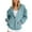 ZB-Light Blue, variant on Jsaierl Oversized Zip Up Hoodie for Women Baggy Loose Basic Zipper Hooded Sweatshirt Coat Y2K Jacket
