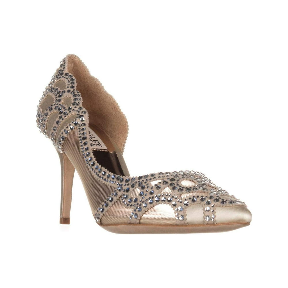 badgley mischka marissa embellished evening pumps