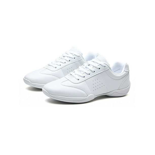 Cheer Shoes White Cheerleading Dance Shoe Comfort Zapatos escolares ligeros  para niñas y mujeres